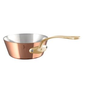 Sauteuse évasée droite cuivre inox Ø 24 cm 9 cm 2,9 L M'200 B Mauviel