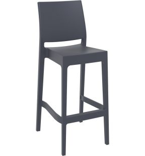 Tabouret de bar gris foncé 108x44x51 cm Maya Flexmob