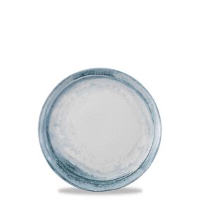 Plat bord met rand organic blauw verglaasd Ø 29 Finca Dudson
