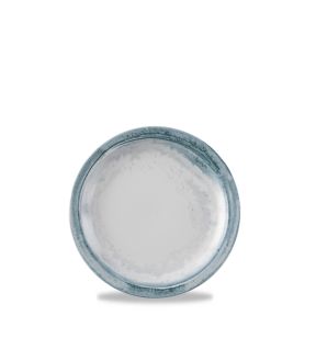 Plat bord rond blauw verglaasd Ø 23 Finca Dudson