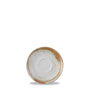 Schoteltje voor cappuccino  rond beige verglaasd Ø 15.6 Finca Dudson