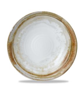 Assiette plate organique beige porcelaine vitrifiée Ø 23 cm Finca Dudson