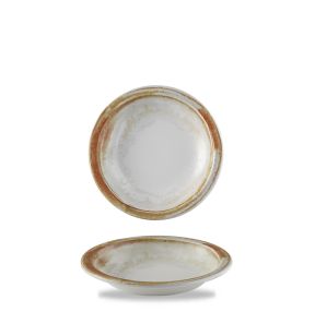 Assiette coupe creuse rond beige porcelaine vitrifiée Ø 21 cm Finca Dudson