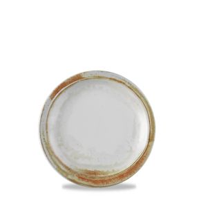 Plat bord rond beige verglaasd Ø 25.5 Finca Dudson