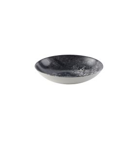 Assiette coupe creuse rond noir porcelaine vitrifiée Ø 24,8 cm Urban Dudson