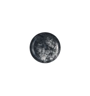 Assiette plate rond noir porcelaine vitrifiée Ø 17,8 cm Urban Dudson