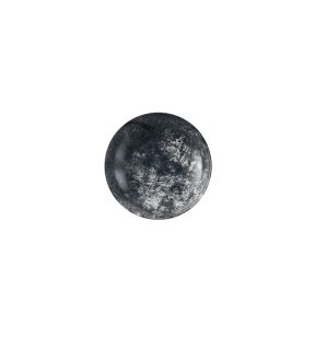 Assiette coupe creuse rond noir porcelaine vitrifiée Ø 25,5 cm Urban Dudson