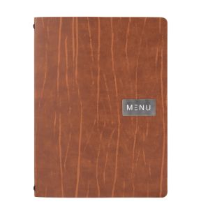 Protège-menu en cuir Securit