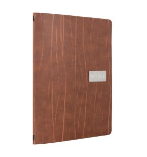 Protège-menu en cuir Securit