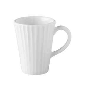 Tasse à thé rond ivoire porcelaine vitrifiée 20 cl Ø 8 cm Metropolis Rak