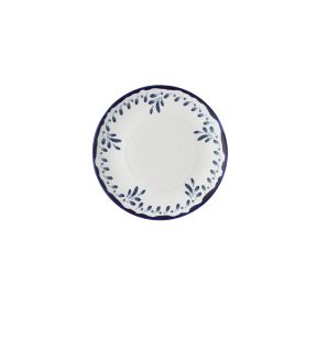 Assiette plate organique Ink porcelaine vitrifiée Ø 27 cm Harvest Mediterranean Dudson