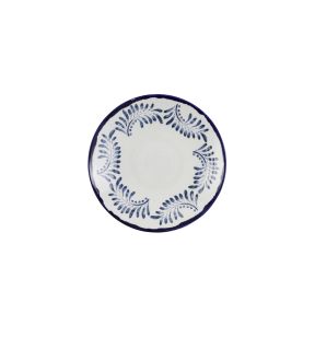 Assiette creuse organique Ink porcelaine vitrifiée Ø 28 cm Harvest Mediterranean Dudson
