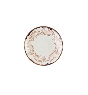 Soepbord organic terracotta verglaasd Ø 28 Harvest Mediterranean Dudson