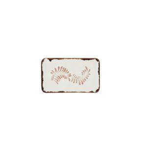 Vlakke plaat organic terracotta verglaasd x16 Harvest Mediterranean Dudson