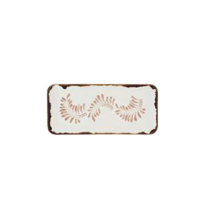 Vlakke plaat organic terracotta verglaasd x16 Harvest Mediterranean Dudson