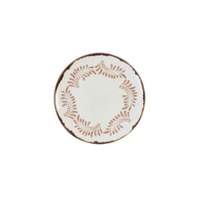 Vlakke plaat organic terracotta verglaasd Ø 29 Harvest Mediterranean Dudson