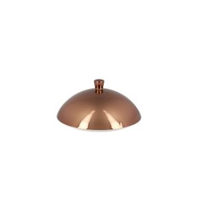 Cloche rond noir porcelaine vitrifiée Ø 13,6 cm Metal Fusion Rak