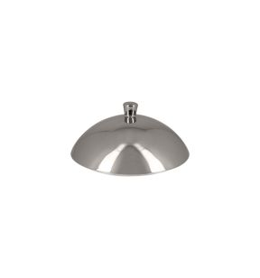 Cloche rond gris porcelaine vitrifiée Ø 13,6 cm Metal Fusion Rak