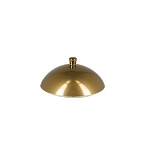 Cloche rond noir porcelaine vitrifiée Ø 15,5 cm Metal Fusion Rak