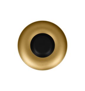 Extra diep bord rond zwart verglaasd Ø 29.2 Metal Fusion Rak