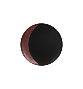 Diep bord rond zwart verglaasd Ø 26.9 Metal Fusion Rak