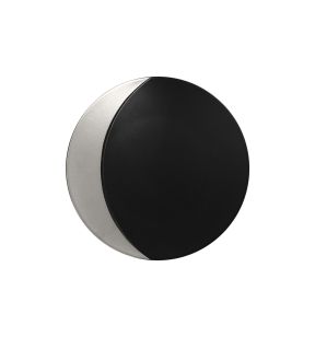 Assiette plate rond noir porcelaine vitrifiée Ø 30,8 cm Metal Fusion Rak