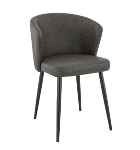 Chaise d'intérieur gris anthracite 81x56x60 cm Mikka Flexmob