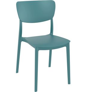Chaise de terrasse bleu 82x45x53 cm Monna Flexmob