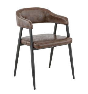 Fauteuil d'intérieur marron 77x52x55 cm Montreal Flexmob