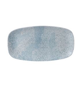 Assiette plate rectangulaire Aquamarine porcelaine 35,5x18,9 cm Vintage Prints Churchill