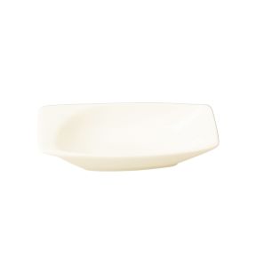 Coupelle rectangulaire ivoire porcelaine vitrifiée 10,8 cm Mazza Rak