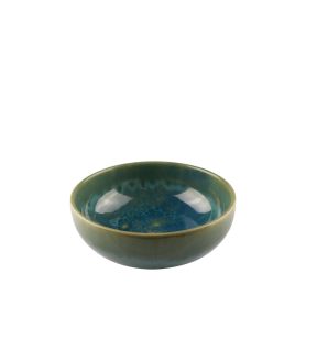 Coupelle rond bleu grès émaillé Ø 12 cm Magic Accolade