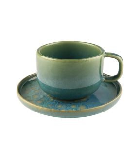 Theekop rond blauw geglazuurd aardewerk 21 cl Ø 8.5 Magic Accolade