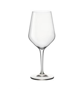 Glas met steel voor witte wijn glass gehard 44 cl Milano Bormioli Rocco