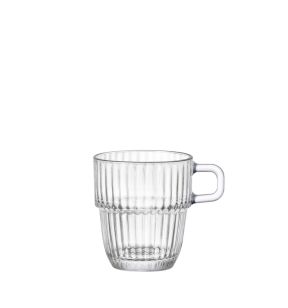 Tasse double expresso transparent verre trempé 18,5 cl Ø 7,1 cm Barshine Bormioli Rocco