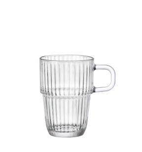 Mug transparent verre trempé 31,5 cl Ø 7,9 cm Bormioli Rocco