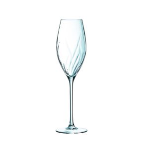 Flûte verre cristallin 24 cl Swirly Cristal D'arques