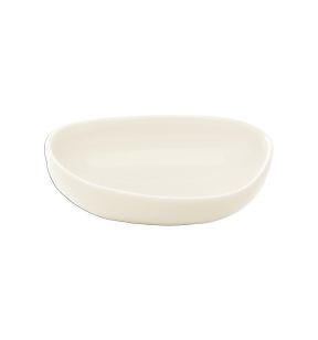 Coupelle ovale ivoire porcelaine vitrifiée 8 cm Nabur Rak