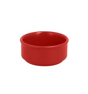 Ramequin rond rouge porcelaine vitrifiée Ø 8 cm Neo Fusion Rak