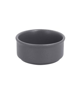 Ramequin rond Gris stone porcelaine vitrifiée Ø 8 cm Neo Fusion Rak