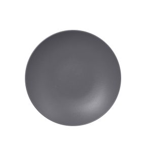Diep randloos bord rond Gris stone verglaasd Ø 29.9 Neo Fusion Rak