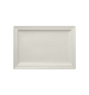 Plat bord rechthoekig Blanc sable verglaasd x23.2 Neo Fusion Rak