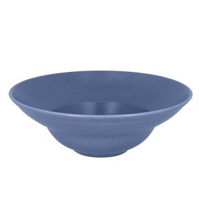 Assiette extra creuse rond Bleu lavande porcelaine vitrifiée Ø 22,7 cm Neo Fusion Rak