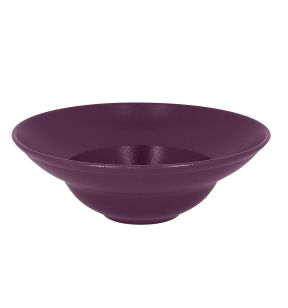Assiette extra creuse rond violet porcelaine vitrifiée Ø 22,7 cm Neo Fusion Rak