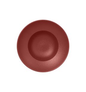 Extra diep bord rond rood verglaasd Ø 22.7 Neo Fusion Rak