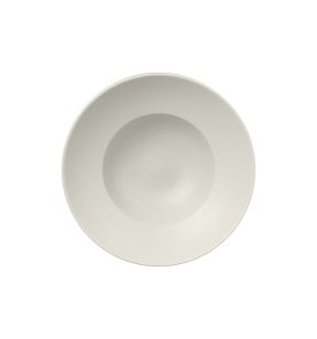 Assiette extra creuse rond Blanc sable porcelaine vitrifiée Ø 26,1 cm Neo Fusion Rak