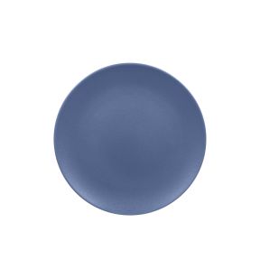 Assiette plate rond bleu porcelaine vitrifiée Ø 26,7 cm Neo Fusion Rak