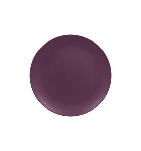 Assiette plate rond prune purple porcelaine vitrifiée Ø 30,7 cm Neo Fusion Rak