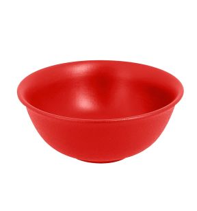 Bol rond rouge porcelaine vitrifiée Ø 16 cm Neo Fusion Rak