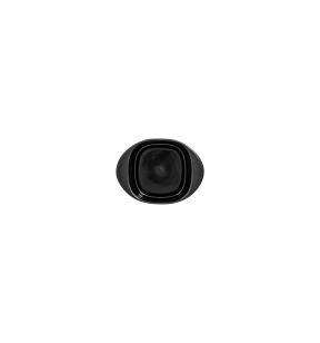 Ravier carré noir porcelaine vitrifiée 10 cm Staged Rak